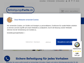 'befestigungsfuchs.de' screenshot