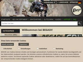 'begadi.com' screenshot