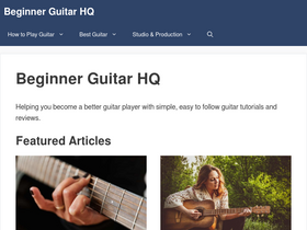 'beginnerguitarhq.com' screenshot