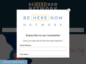 'beherenownetwork.com' screenshot
