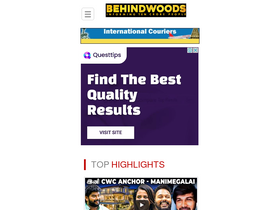 'behindwoods.com' screenshot