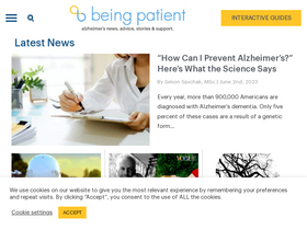 'beingpatient.com' screenshot