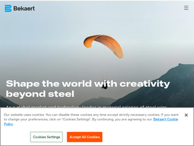'bekaert.com' screenshot