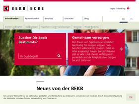 'bekb.ch' screenshot