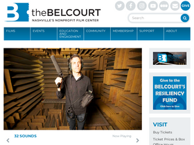 'belcourt.org' screenshot