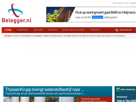 'belegger.nl' screenshot
