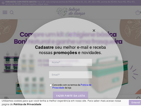 'belezadocampo.com.br' screenshot