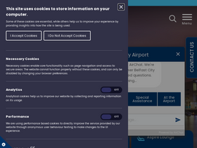 'belfastcityairport.com' screenshot