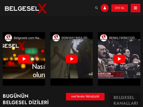 'belgeselx.com' screenshot