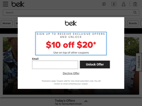 'belk.com' screenshot
