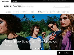 'bellacanvas.com' screenshot
