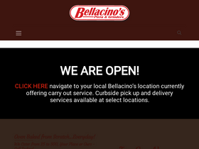 'bellacinos.com' screenshot