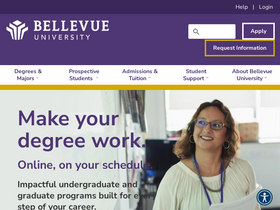 'bellevue.edu' screenshot