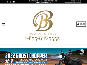 'belmontebikes.com' screenshot