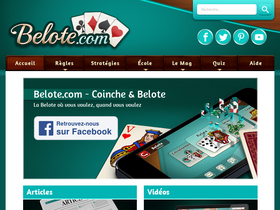 'belote.com' screenshot