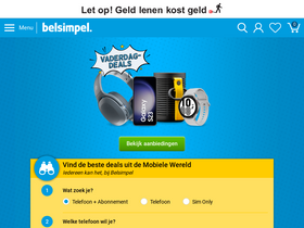 'belsimpel.nl' screenshot