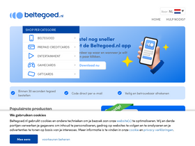 'beltegoed.nl' screenshot