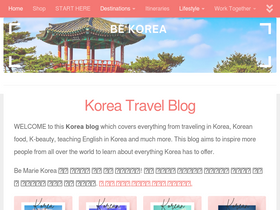 'bemariekorea.com' screenshot