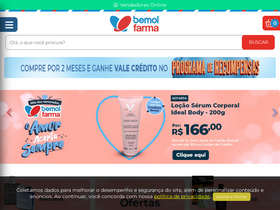 'bemolfarma.com.br' screenshot
