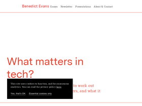 'ben-evans.com' screenshot