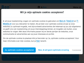 'ben.nl' screenshot
