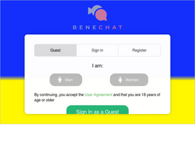 'benechat.com' screenshot