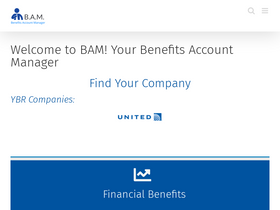 'benefitsaccountmanager.com' screenshot
