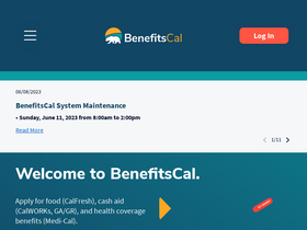 'benefitscal.com' screenshot