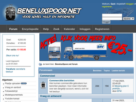 'beneluxspoor.net' screenshot
