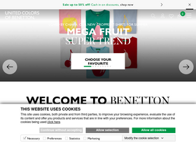 'benetton.com' screenshot