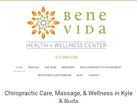 'benevidawellness.com' screenshot