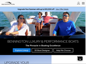 'benningtonmarine.com' screenshot