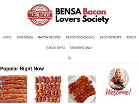 'bensabaconlovers.com' screenshot