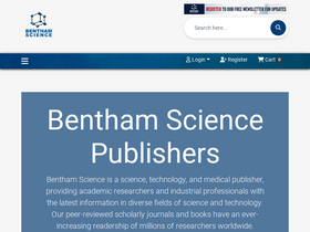 'benthamscience.com' screenshot