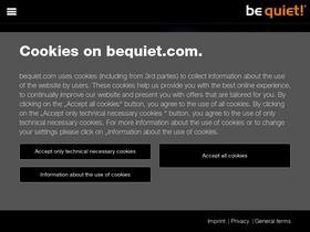 'bequiet.com' screenshot