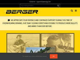 'bergerbullets.com' screenshot