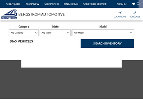 'bergstromauto.com' screenshot