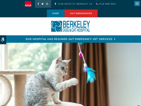 'berkeleydogandcat.com' screenshot