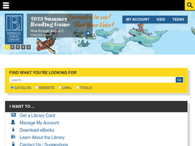 'berkeleypubliclibrary.org' screenshot