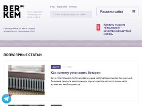 'berkem.ru' screenshot