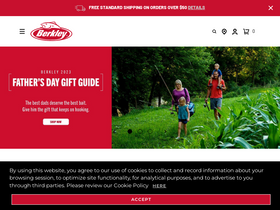 'berkley-fishing.com' screenshot
