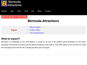 'bermuda-attractions.com' screenshot