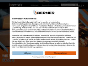 'berner.eu' screenshot