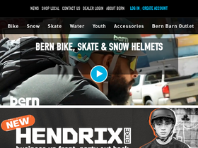 'bernhelmets.com' screenshot