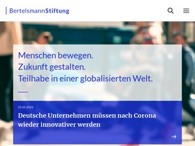 'bertelsmann-stiftung.de' screenshot