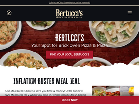 'bertuccis.com' screenshot