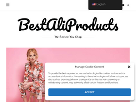 'bestaliproducts.com' screenshot