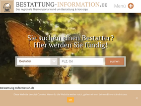 'bestattung-information.de' screenshot