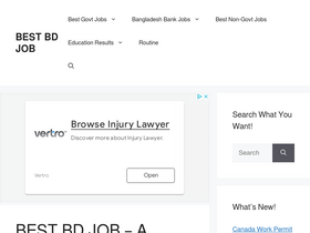 'bestbdjob.com' screenshot