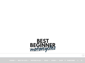 'bestbeginnermotorcycles.com' screenshot